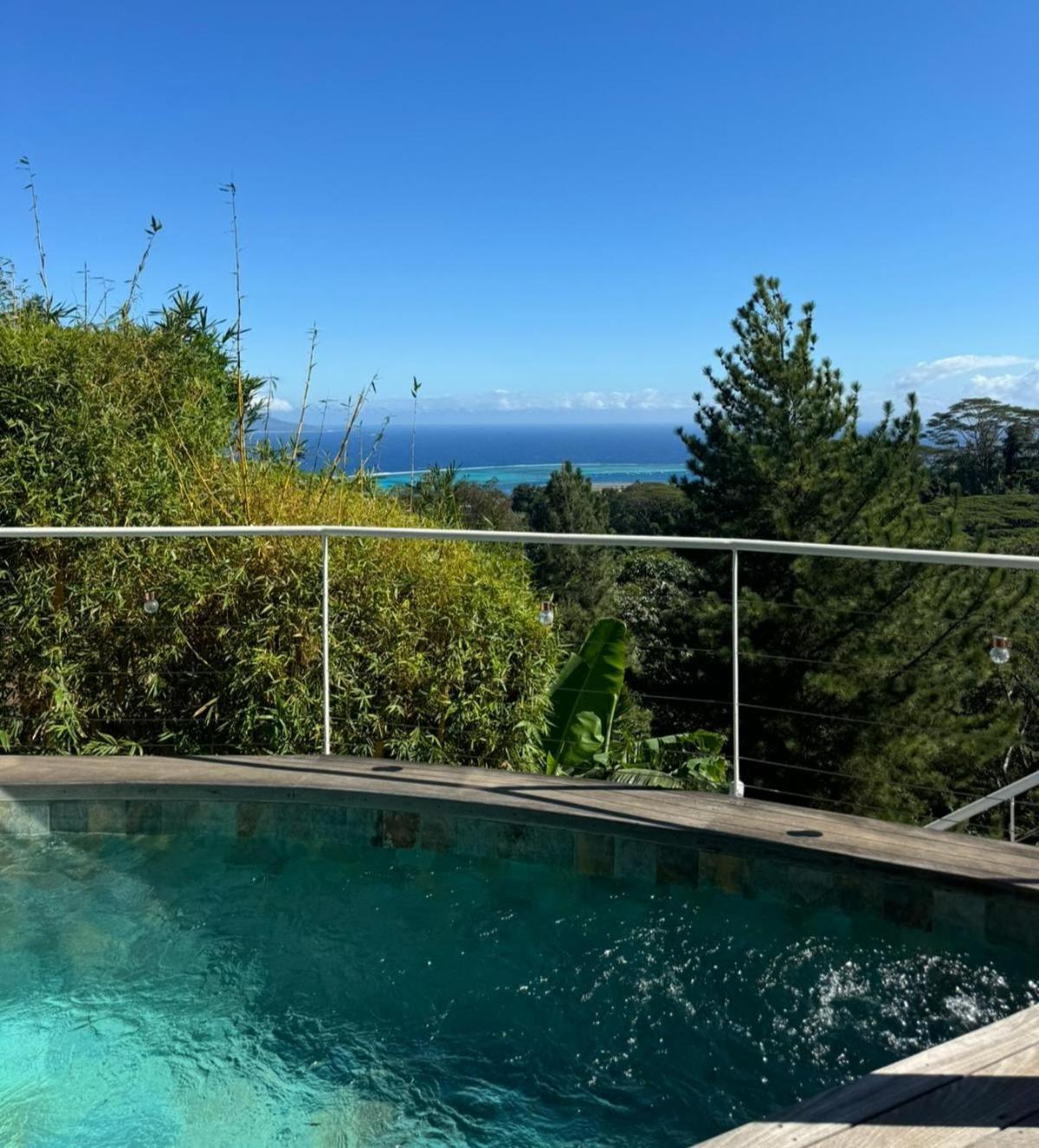 Logement Cosy Avec Piscine Et Vue Tahiti Punaauia Punaauia (Tahiti) Exterior foto